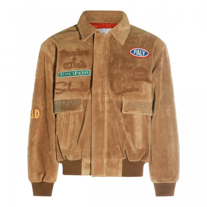 BROWN SUEDE LEATHER JACKET