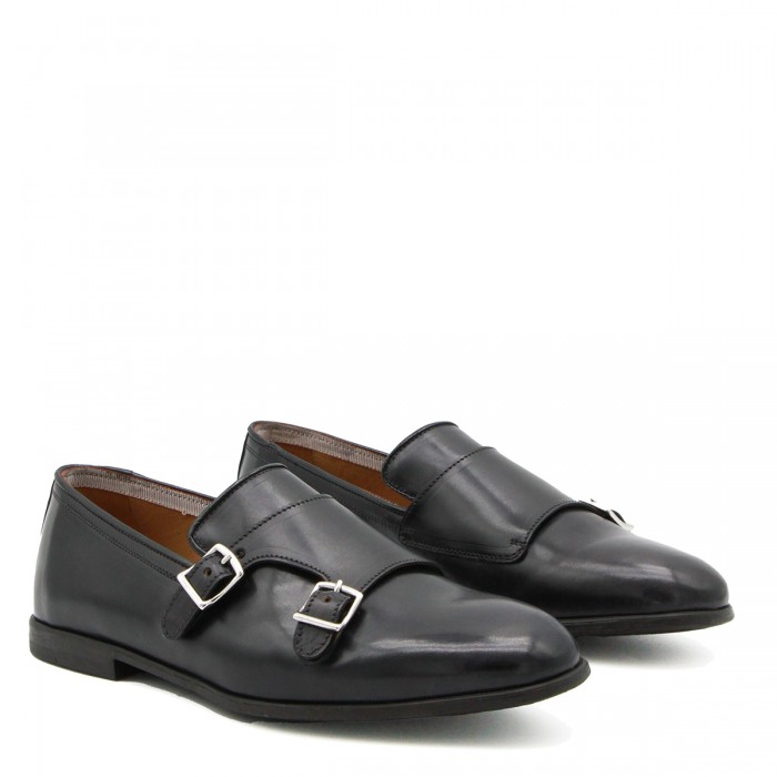 BLACK LEATHER LOAFERS 2