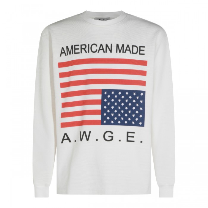 WHITE COTTON USA T-SHIRT