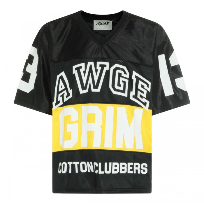 BLACK BASEBALL T-SHIRT