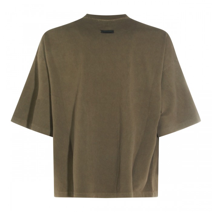 BROWN COTTON T-SHIRT 2