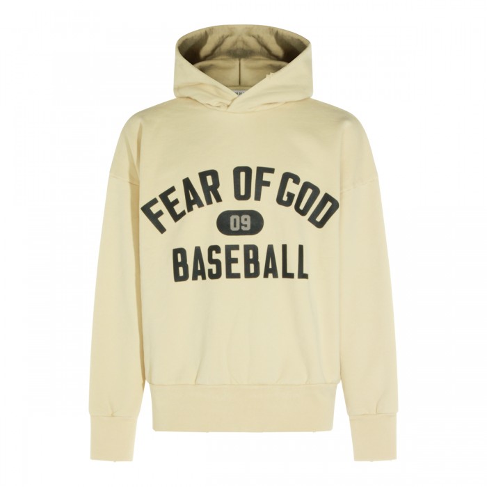 IVORY COTTON SWEATSHIRT