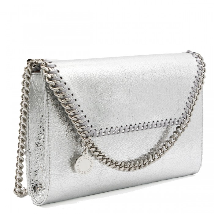 SILVER METAL FAUX LEATHER... 2