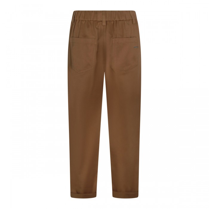 CIGAR BROWN COTTON STRETCH... 2
