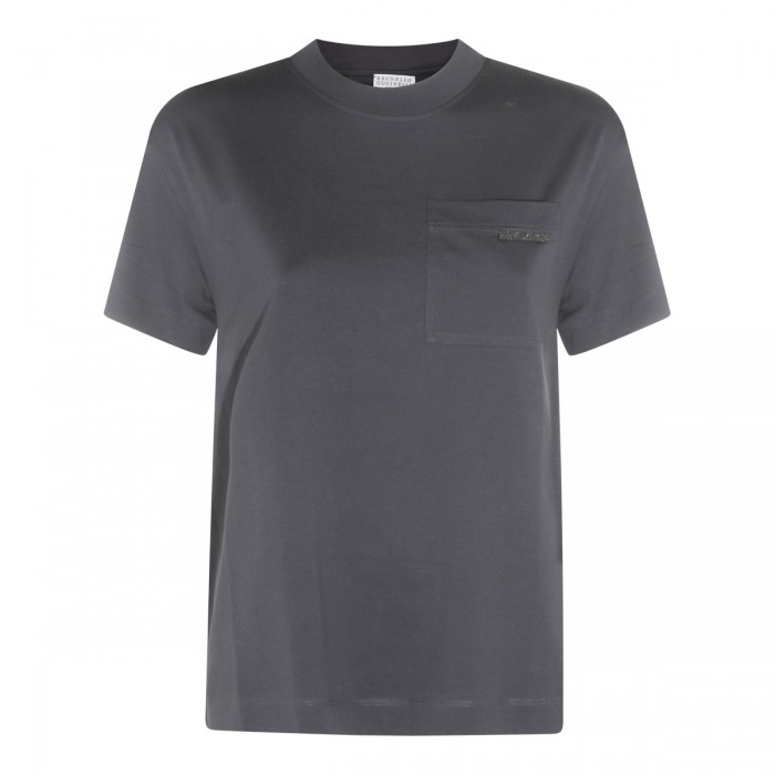 GREY COTTON T-SHIRT