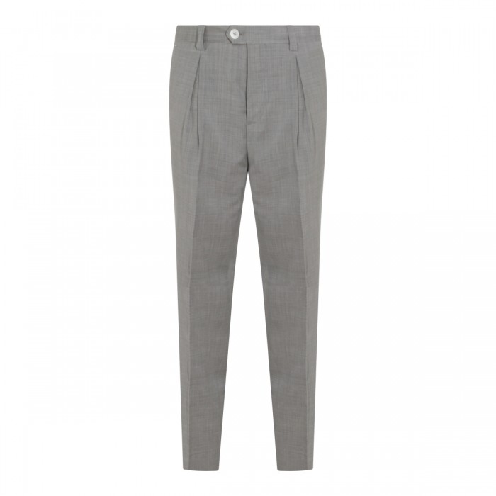 GREY VIRGIN WOOL TAILORED...