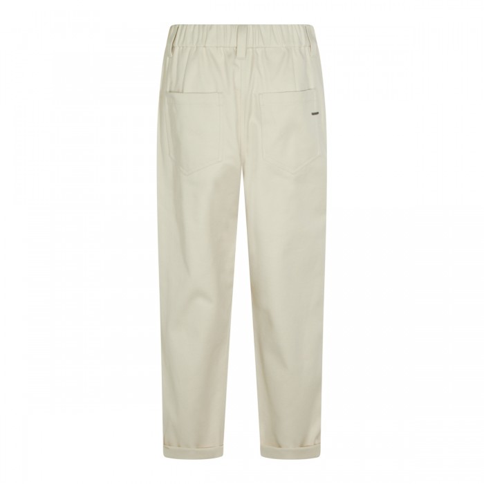 MILK COTTON STRETCH PANTS 2