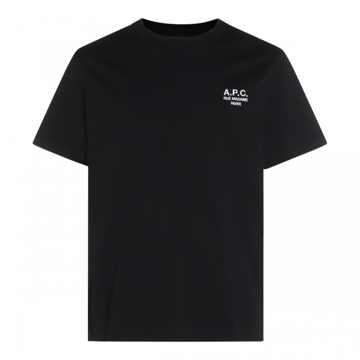BLACK COTTON T-SHIRT