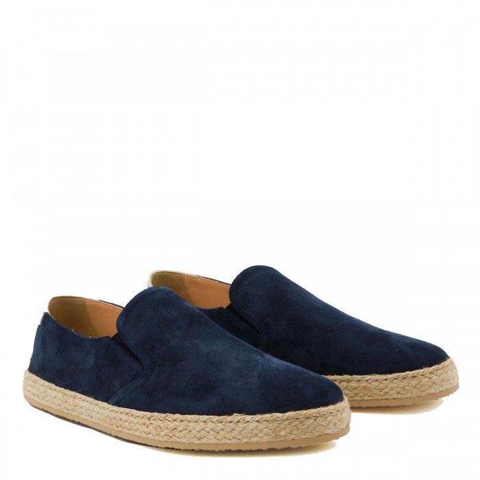 BLUE SUEDE SLIP ON ESPADRILLAS 2