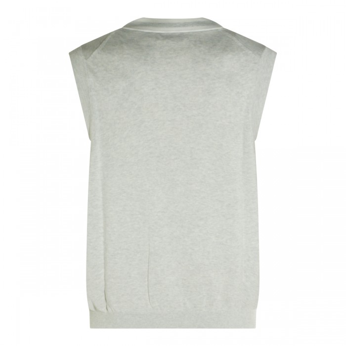 LIGHT GREY COTTON VEST 2