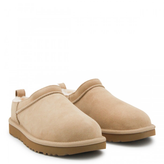 SAND LEATHER FLATS 2
