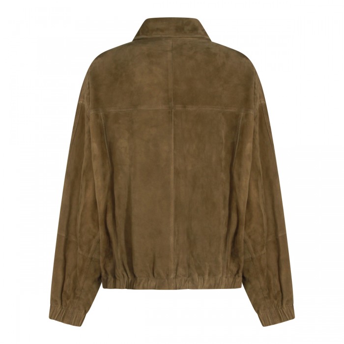 DARK GREEN SUEDE LEATHER... 2