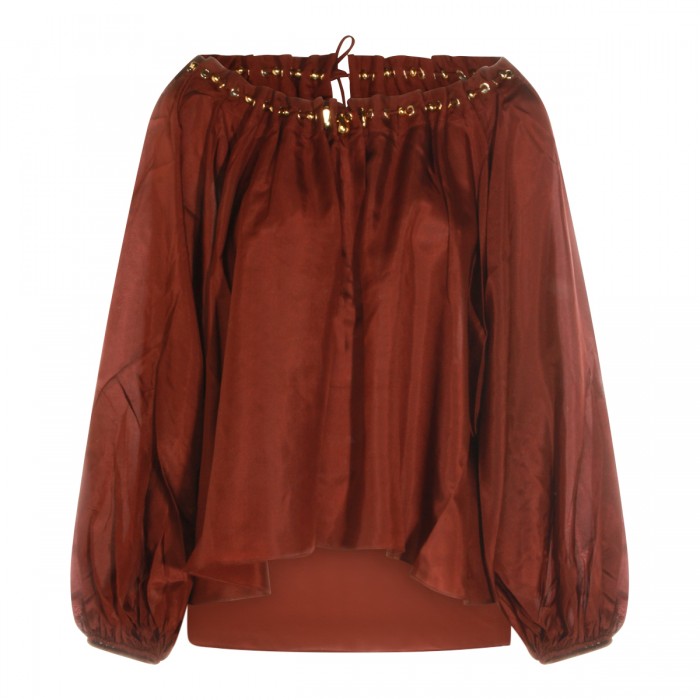 MERLOT SILK TOP