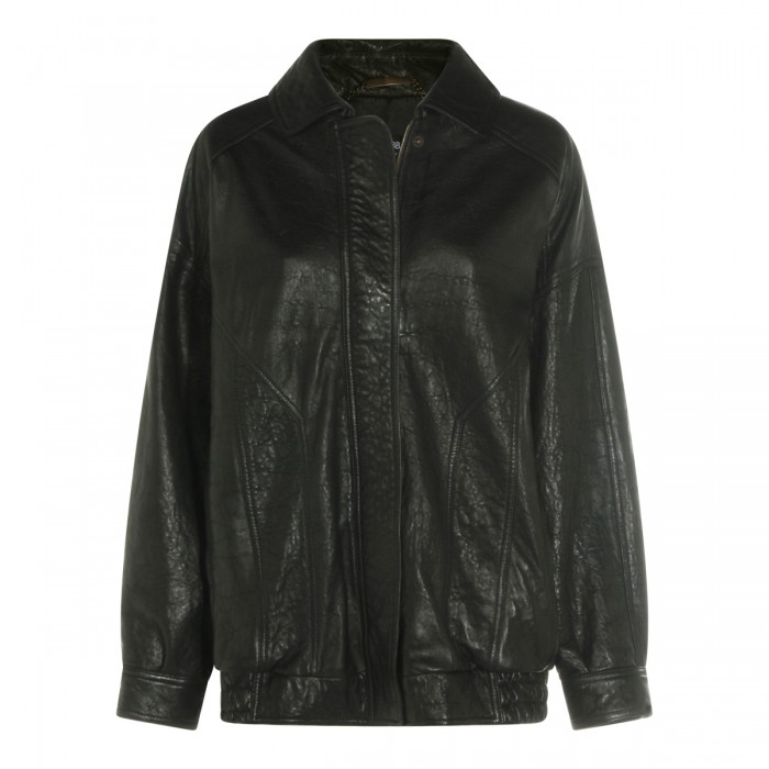 BLACK LEATHER JACKET