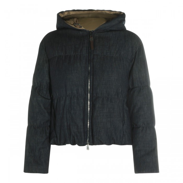 BLUE PUFFER DOWN JACKET