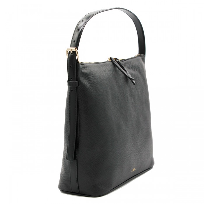 BLACK LEATHER VERA SHOULDER... 2