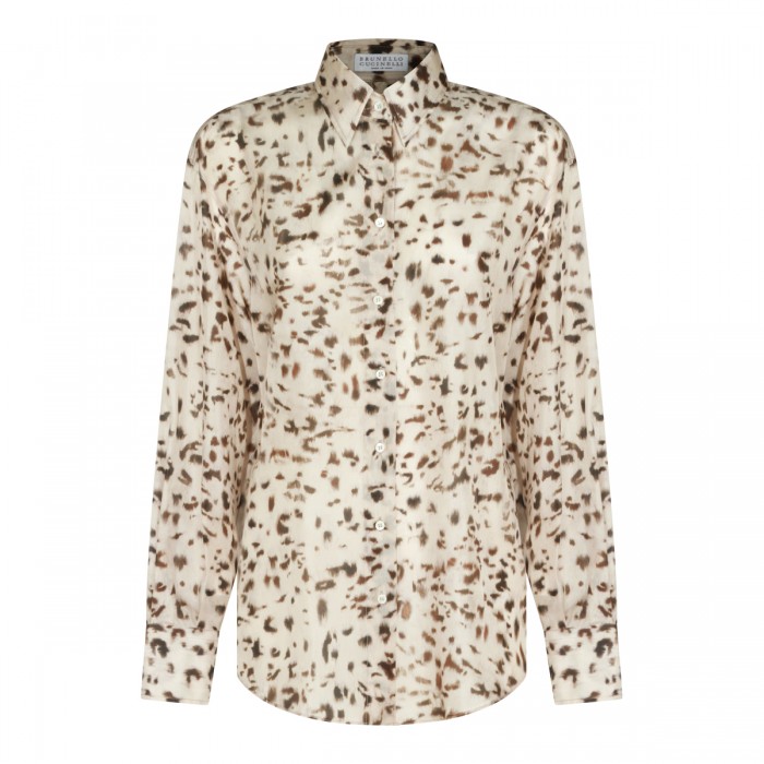 LINCE ANIMALIER SILK SHIRT