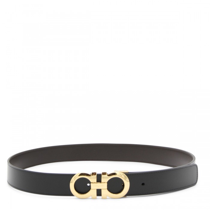 BLACK LEATHER BELT