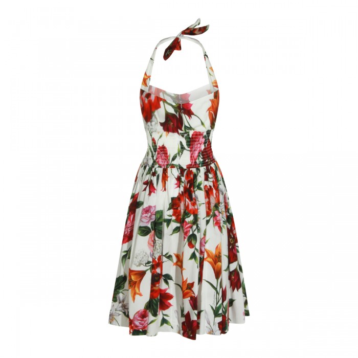 FLOWER PRINT COTTON DRESS 2