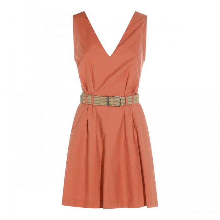 ORANGE COTTON DRESS