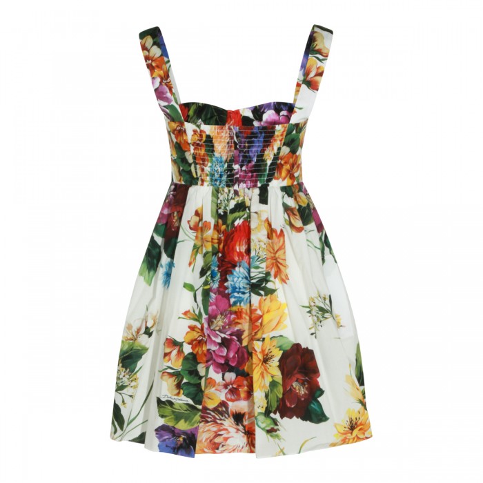 MULTICOLOR COTTON FLORAL DRESS 2