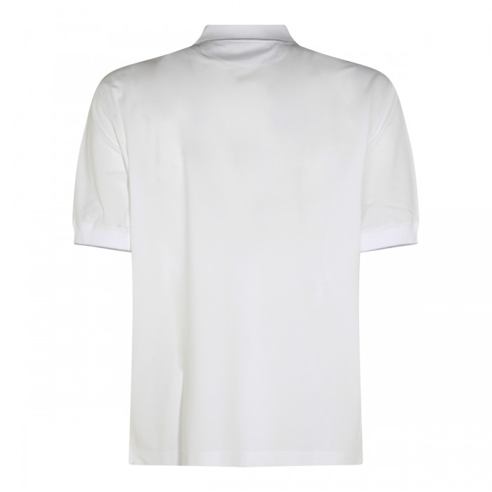 WHITE COTTON POLO SHIRT 2