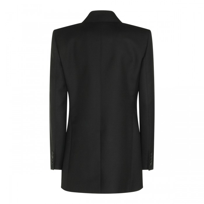 BLACK WOOL DOUBLE BREASTED... 2