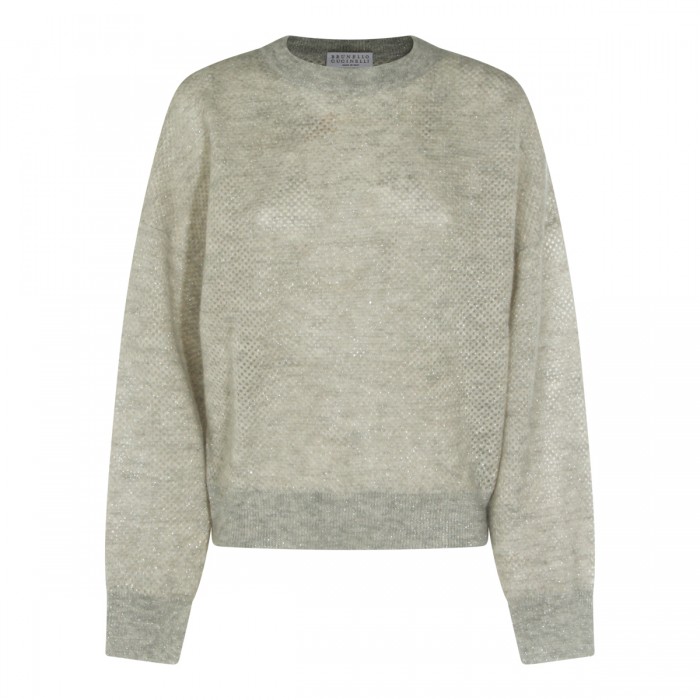 GREY WOOL KNITWEAR