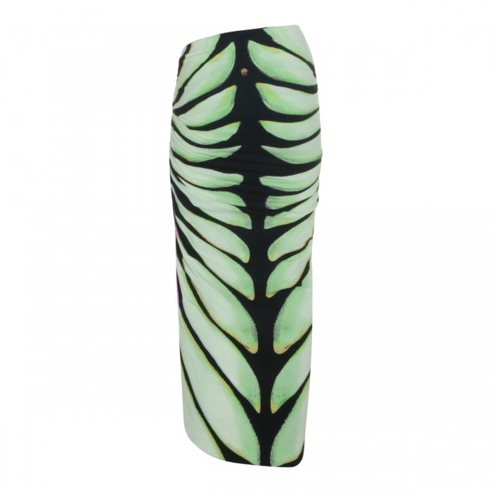 MULTICOLOR PENCIL LONG SKIRT 2