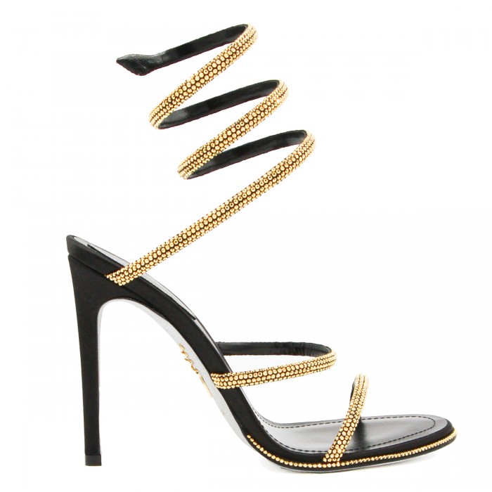 GOLD AND BLACK LEATHER CLEO...