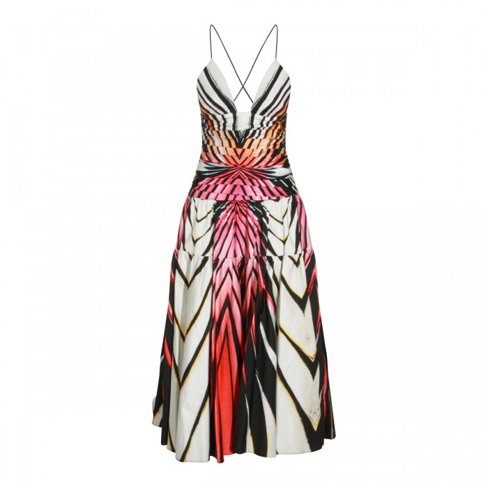 MULTICOLOR GEOMETRIC DRESS