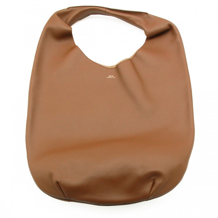 BEIGE LEATHER LA NEIGE TOTE