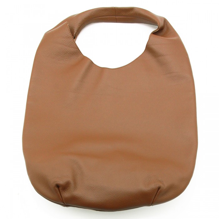 BEIGE LEATHER LA NEIGE TOTE 2