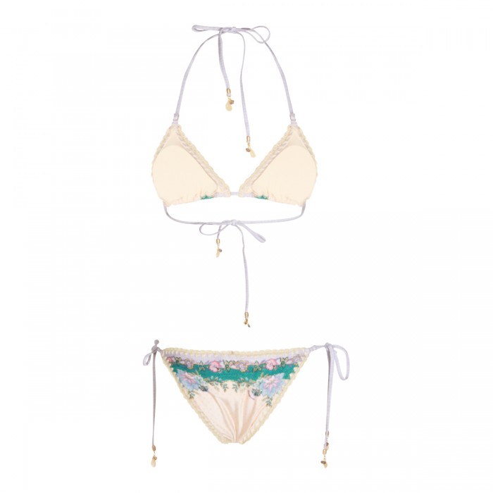 CREAM SCARF FLORAL BIKINI... 2