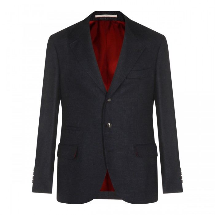 DARK GREY SILK AND WOOL SUIT 2