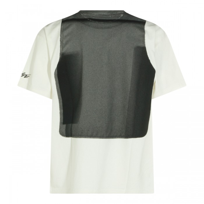 WHITE COTTON ARMY T-SHIRT 2