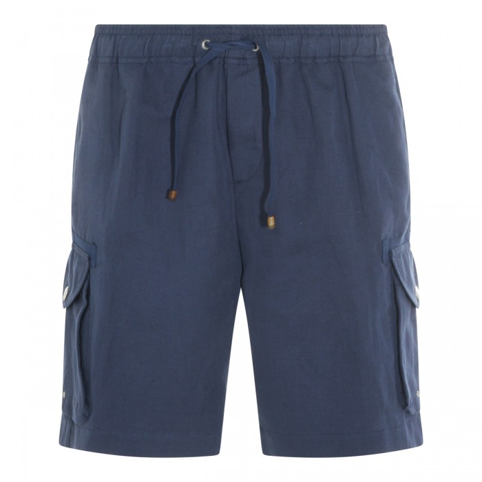 BLUE LINEN AND COTTON...