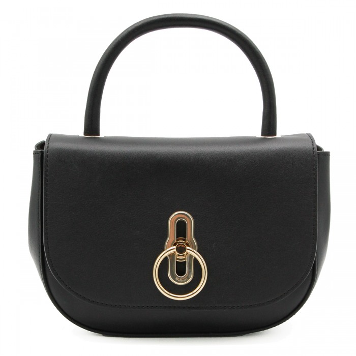 BLACK LEATHER AMBERLY SMALL...