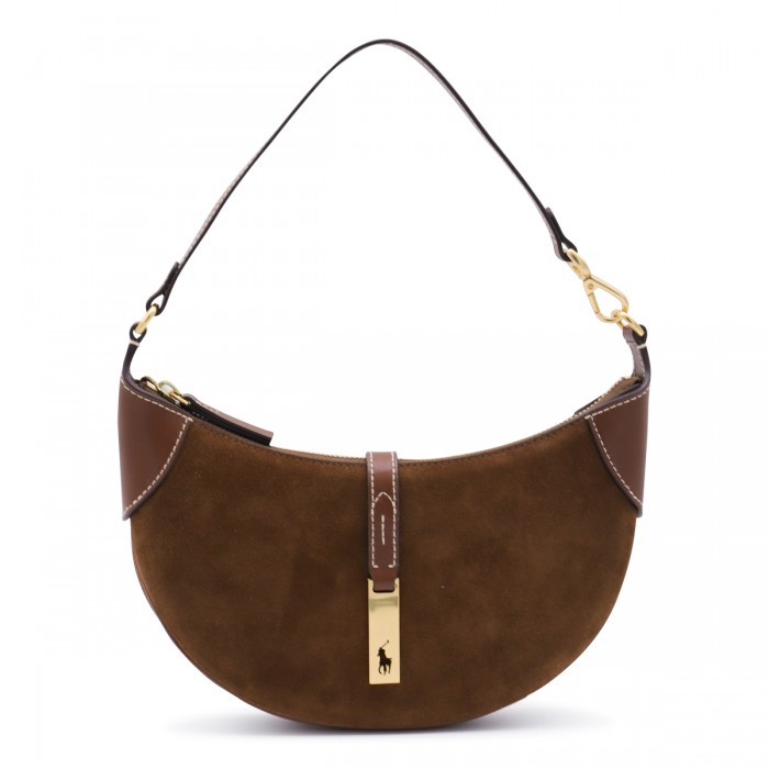 BROWN LEATHER SHOULDER BAG