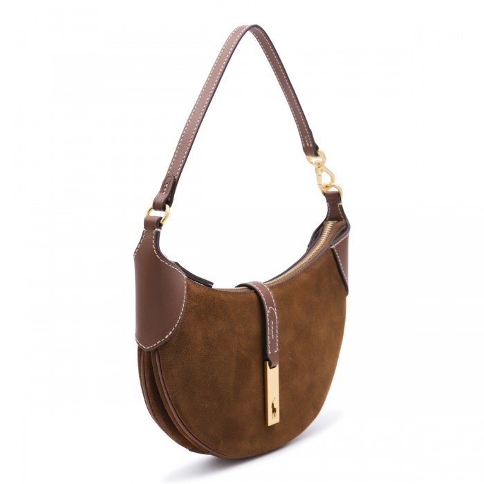 BROWN LEATHER SHOULDER BAG 2