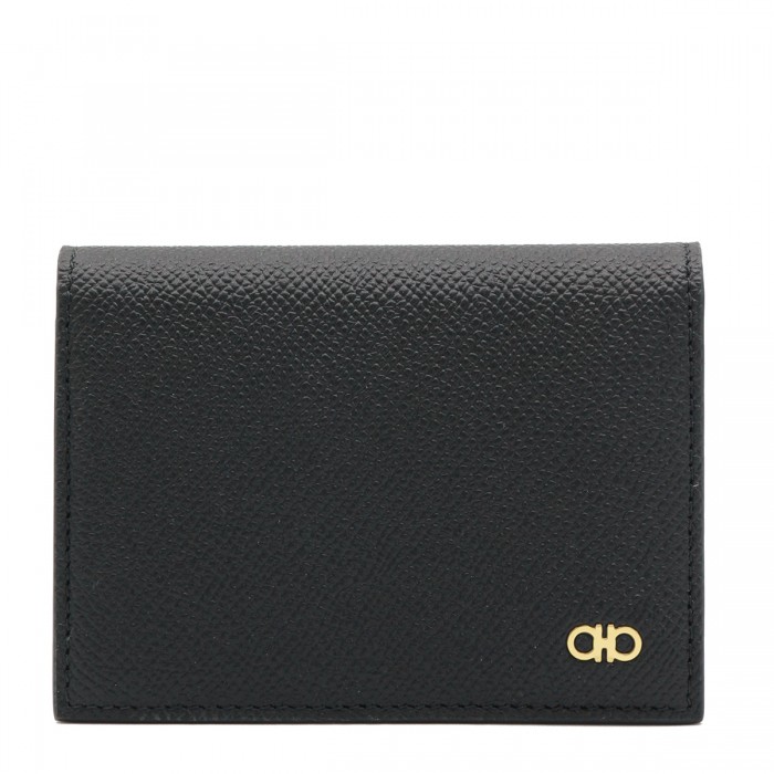 BLACK LEATHER WALLET