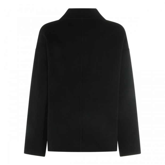 BLACK WOOL LUKA CASUAL JACKET 2