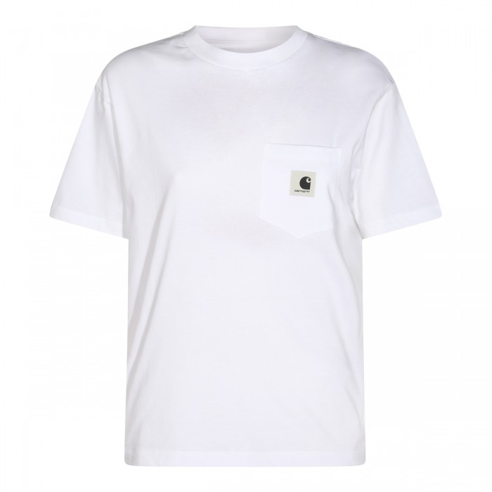 WHITE COTTON T-SHIRT