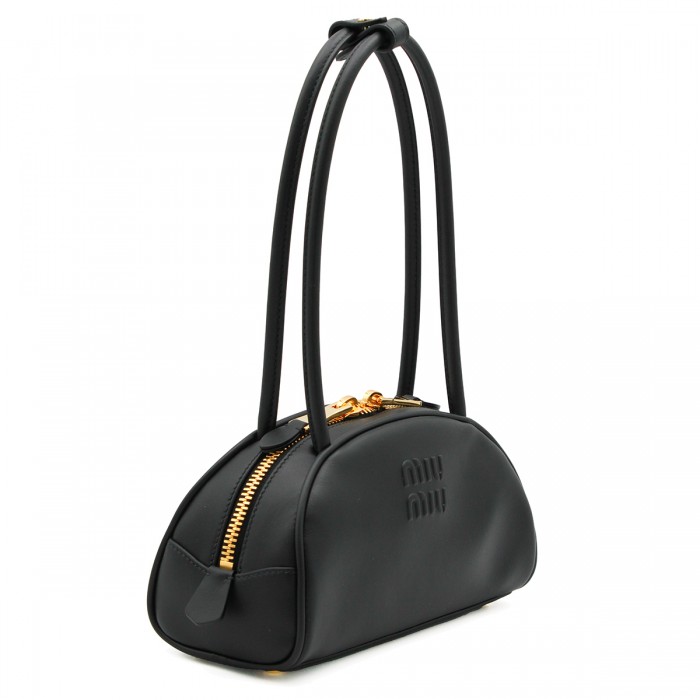 BLACK LEATHER BEAU SHOULDER... 2