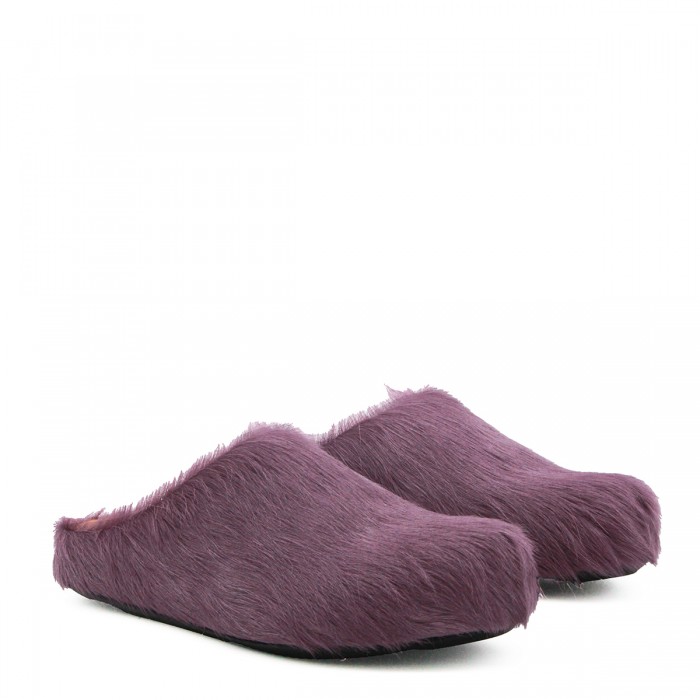 LILAC LEATHER FLATS 2