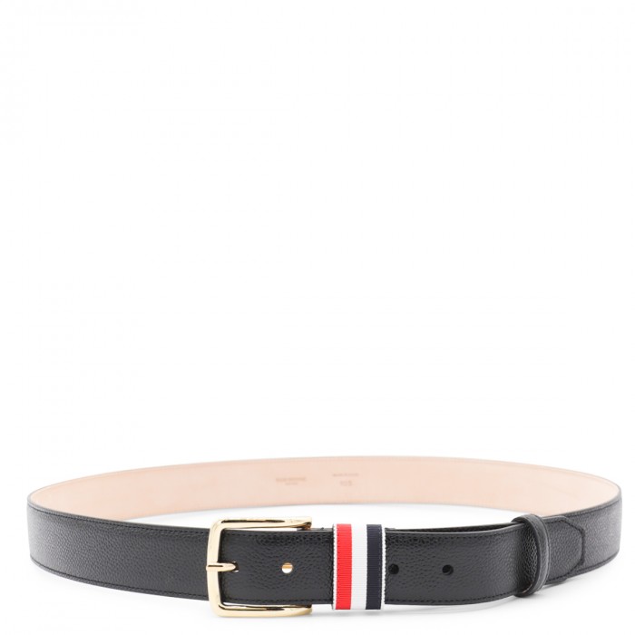 BLACK LEATHER BELT
