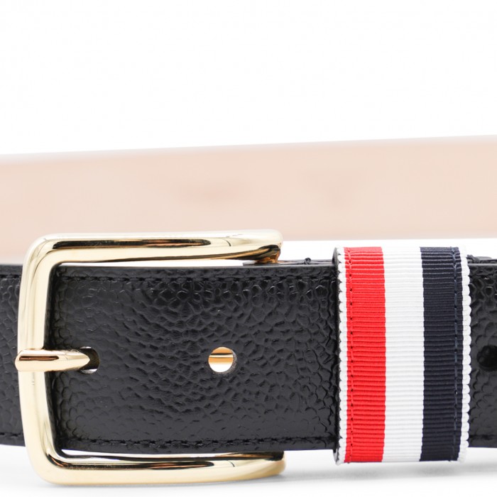 BLACK LEATHER BELT 2