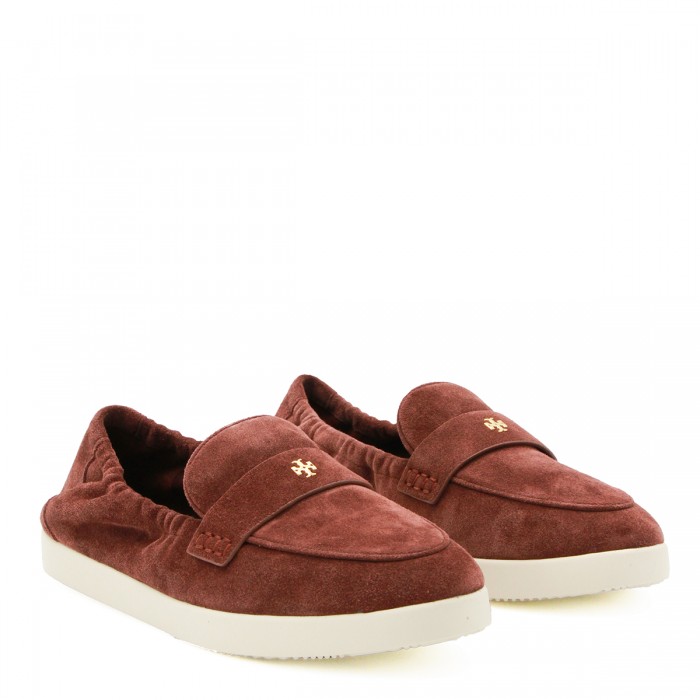 CHERRY LEATHER LOAFERS 2