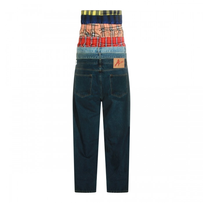 MULTICOLOR COTTON JEANS 2