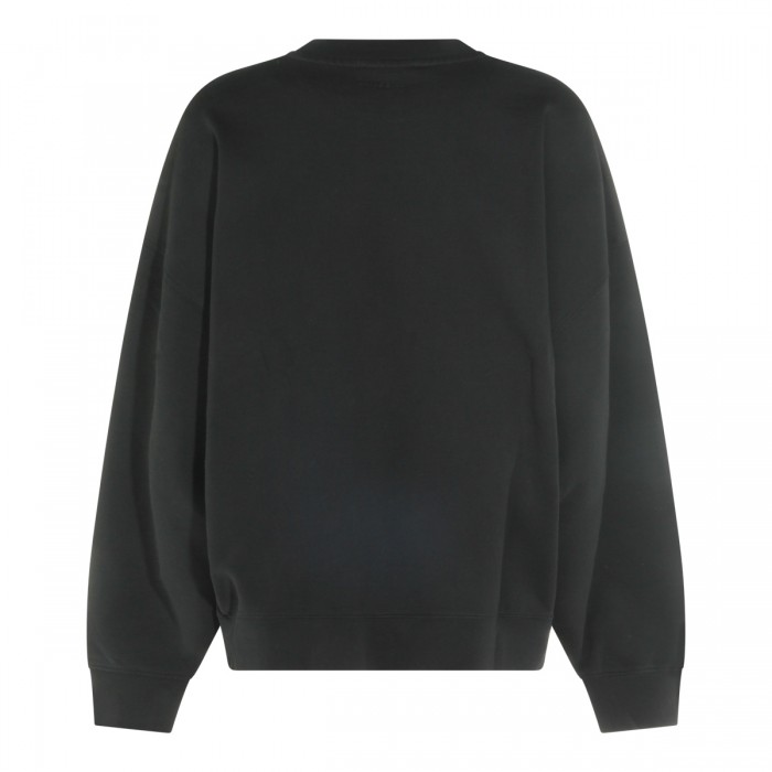 BLACK COTTON MILES SWEATSHIRT 2